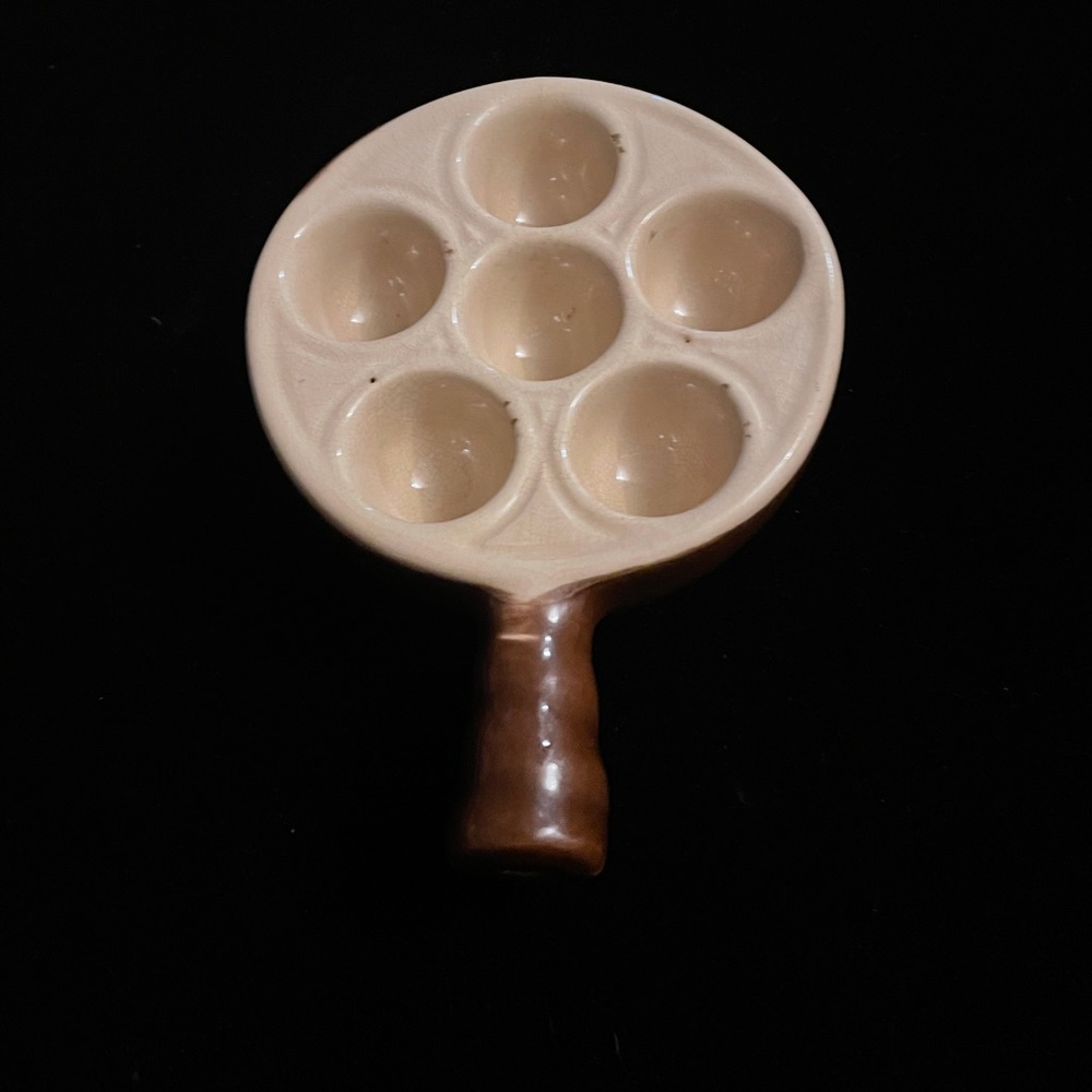 Emile Henry French Escargot dish. Made in France